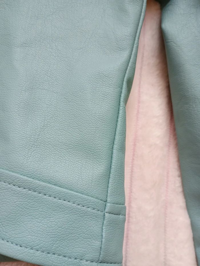 Veste Perfecto vert bleu 7 à 8 ans - photo numéro 5