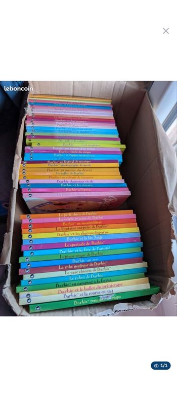 Lot livres barbie 