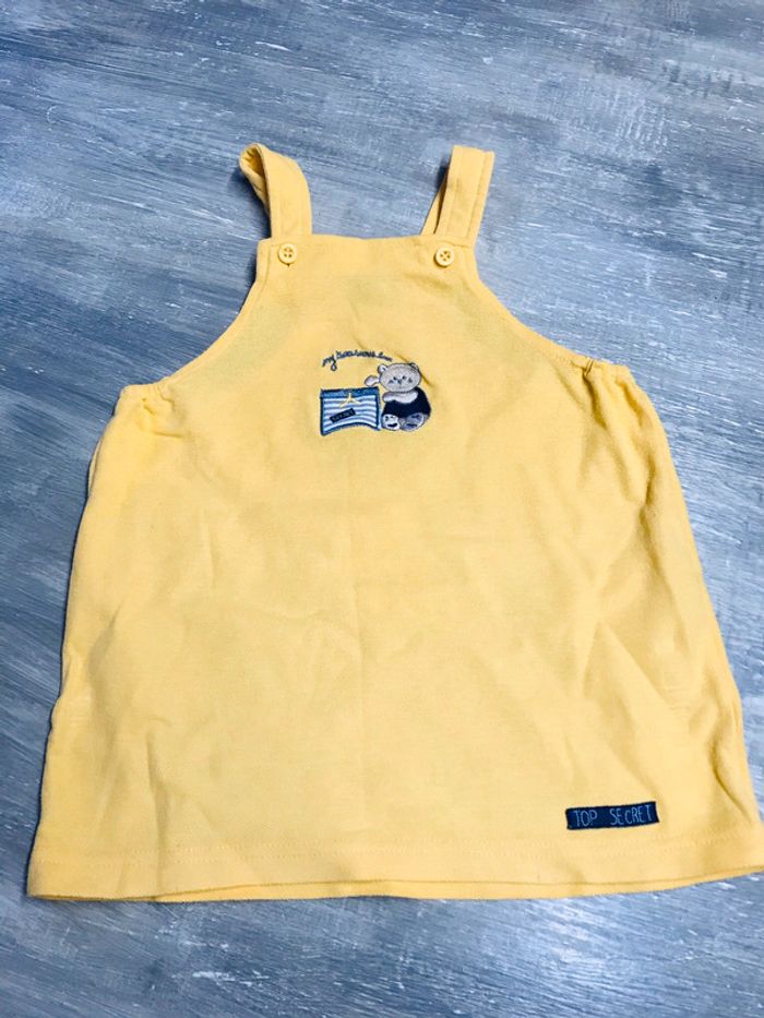 Robe à bretelles jaune