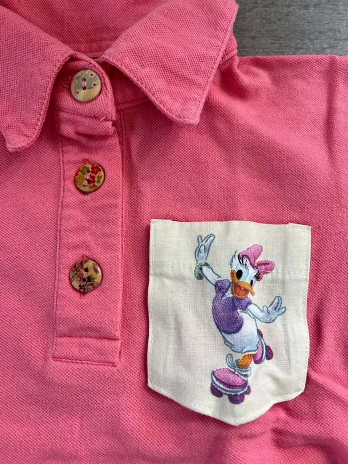 T-shirt polo fille 6 ans Iconic pochette rare Daisy - photo numéro 2