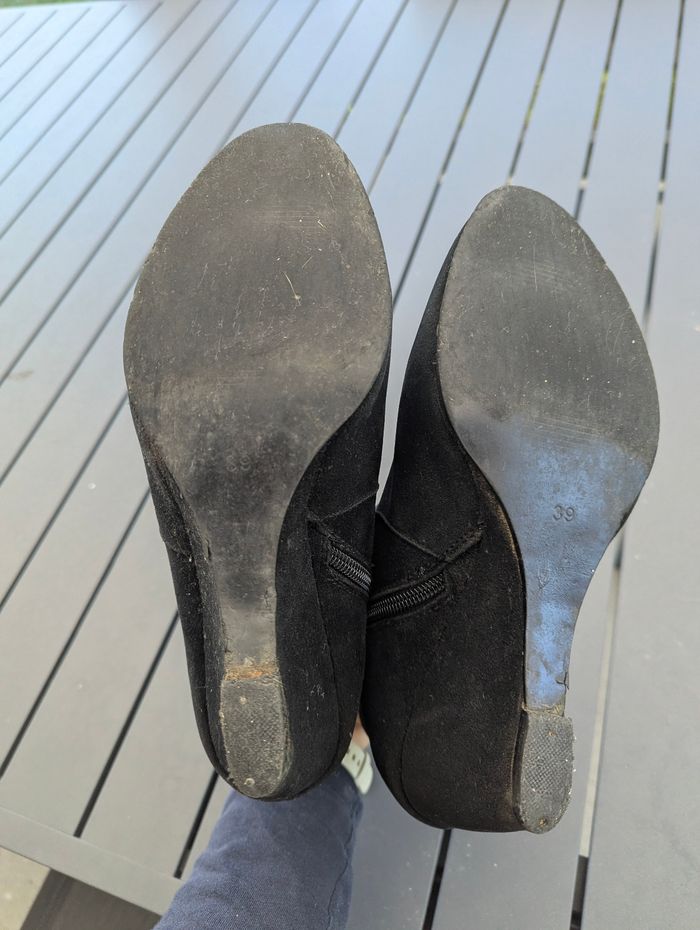 Paire de bottines compensées BNK bon état taille 39 - photo numéro 4