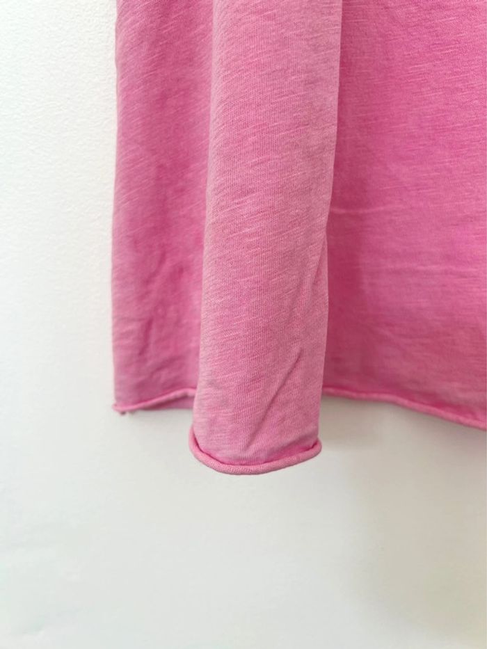 T-shirt long rose - photo numéro 4