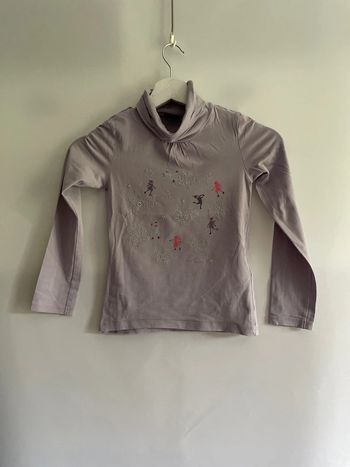 T-shirt lilas 8 ans sergent Major