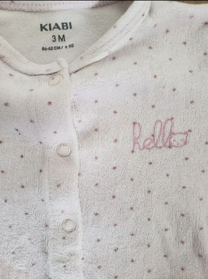 Lot 3 pyjamas 3 mois Kiabi - photo numéro 4