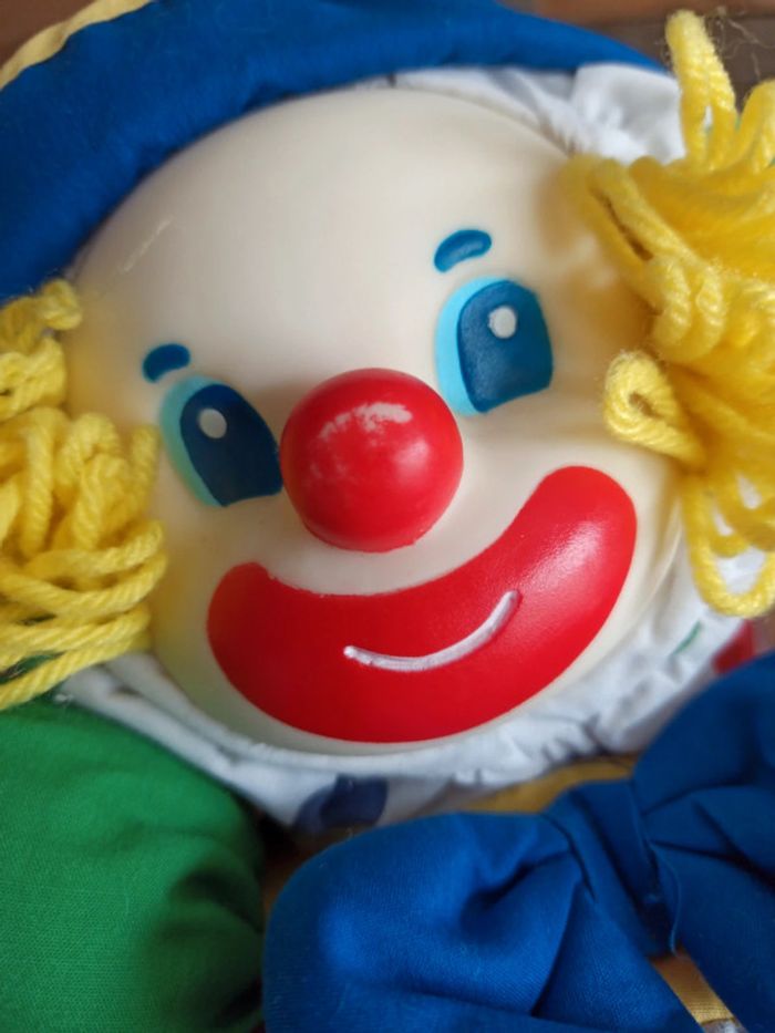 peluche vintage clown Berchet - photo numéro 4