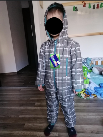 Combinaison ski lupilu 2-4 ans neuf polaire à l'intérieur