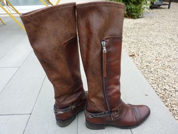 Bottes femme cuir pointure 38