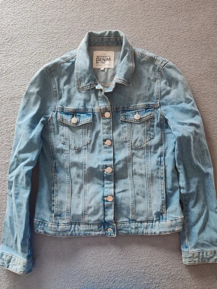 Veste en jean Zara TRF Authentic Denim – Taille M