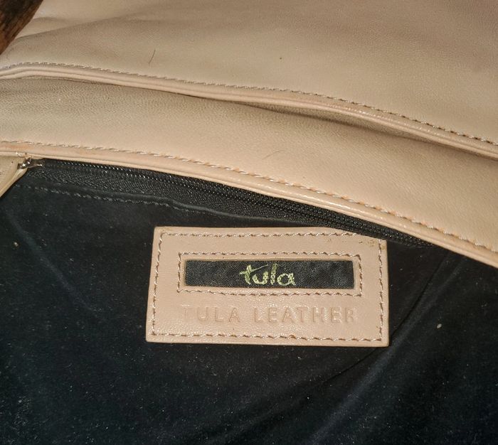 Sac à bandoulière cuir Tula Vintage . - photo numéro 7