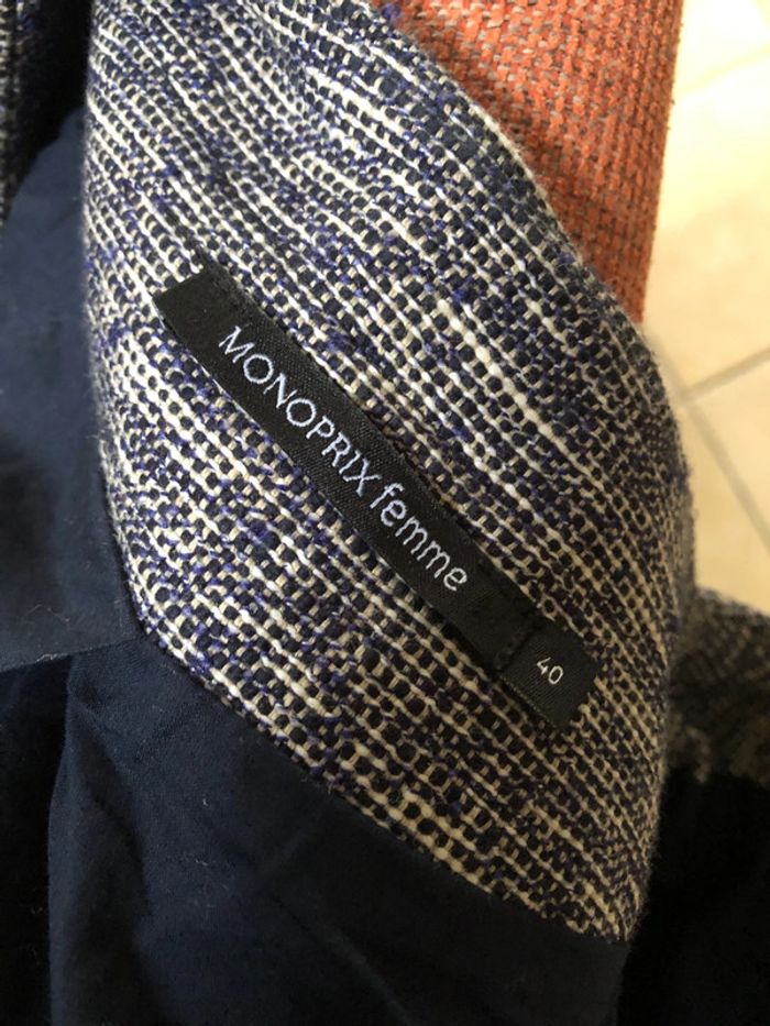 Manteau Chine bleu marine - photo numéro 4