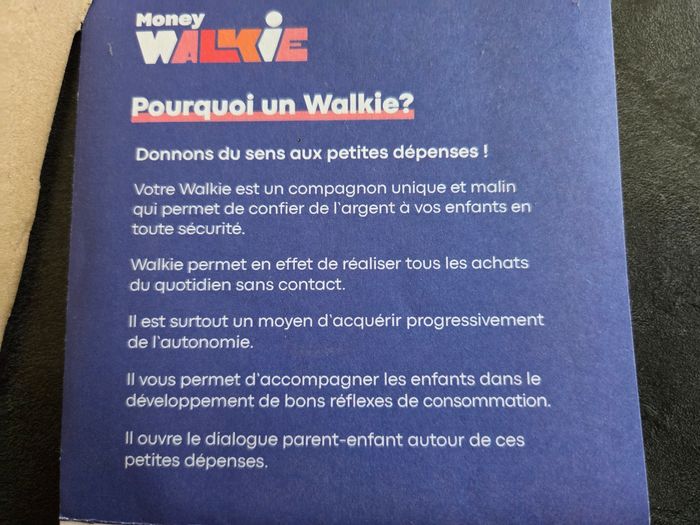 2 Money walkie - photo numéro 4