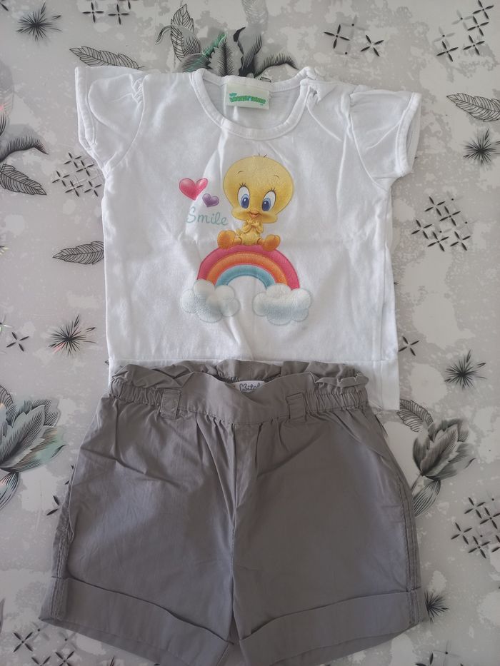 Short +tee-shirt