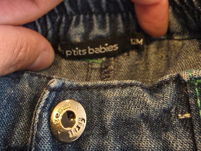 Jeans coton 12 mois - photo numéro 3