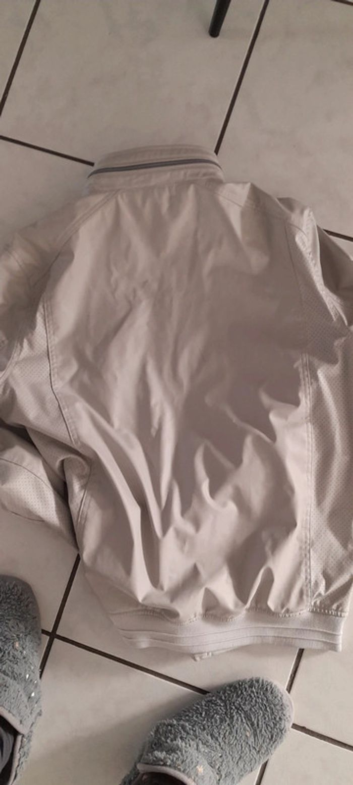 Veste simili cuir gris clair Célio - photo numéro 4