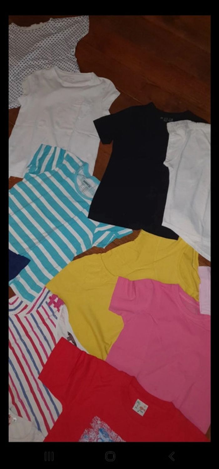 Lot de 20 tee-shirts fille - photo numéro 4