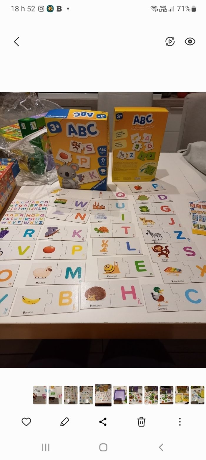 ABC alphabet puzzle ravensburger