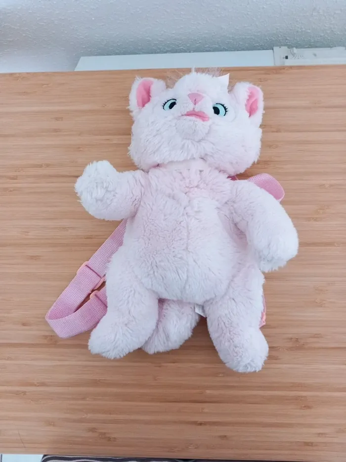 Peluche sac Marie les Aristochats Disney store 31cm - photo numéro 3