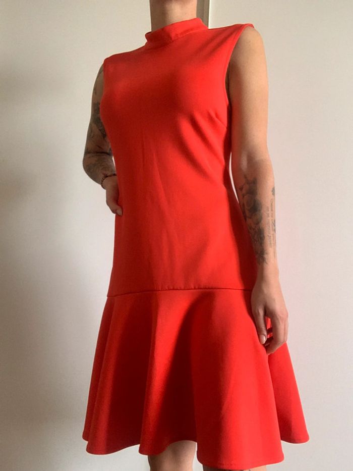 Robe rouge H&M taille m 38 - photo numéro 9