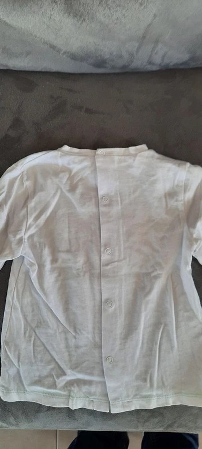 T shirt manches longues 9/12 mois - photo numéro 2