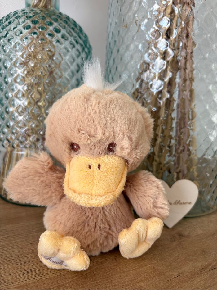 Peluche caneton 16 cm Bukowski très bon état - photo numéro 2