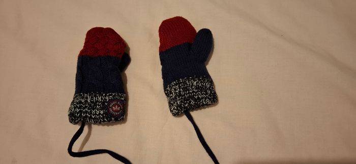 Moufles tricolores en maille Taille unique - Sergent Major - photo numéro 3