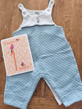 Salopette obaibi 1 mois