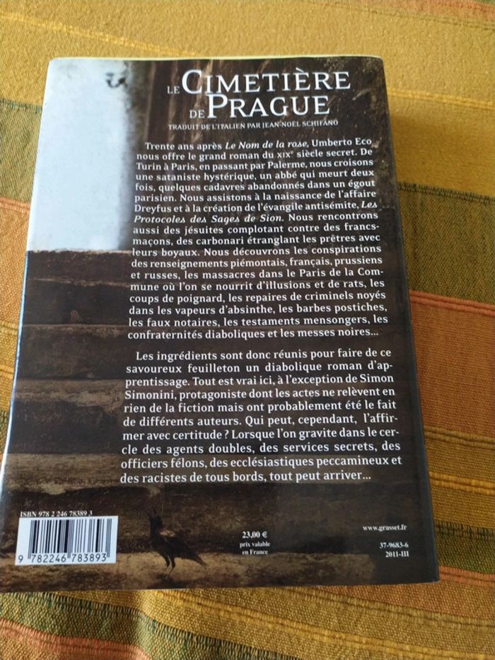 Le Cimetière de Prague d'Umberto Eco - photo numéro 2