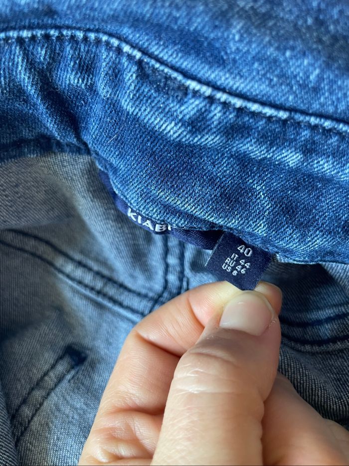 Salopette grossesse short à franges - photo numéro 3