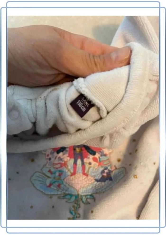 Joli pyjama velours 5 ans Sergent major - photo numéro 3