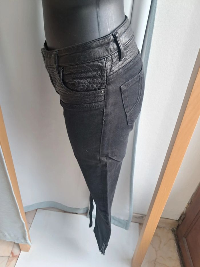 Maje jean noir T.38 en tbe - photo numéro 8