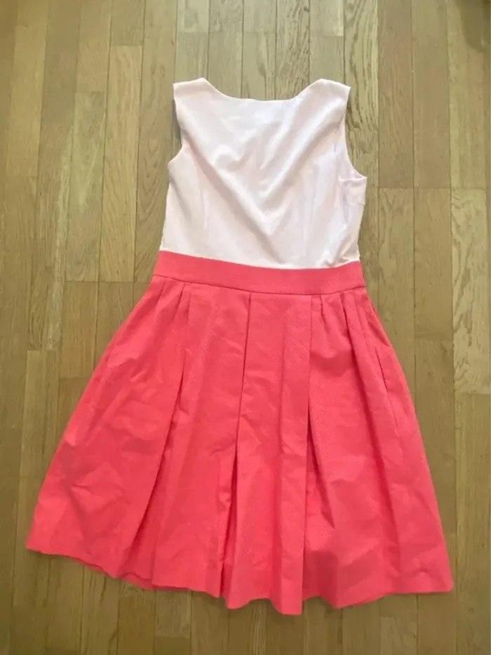 Robe sans manche effet 2 pièces rose Paule Ka taille 44 - photo numéro 10