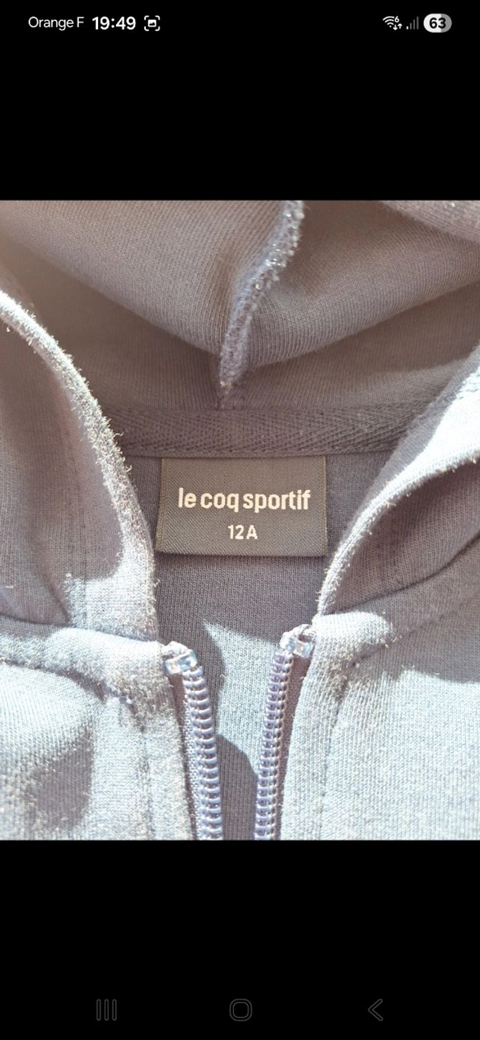 Veste enfant Le Coq Sportif 🐓 12 ans - photo numéro 3
