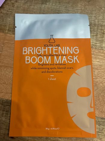 Masque visage brightening