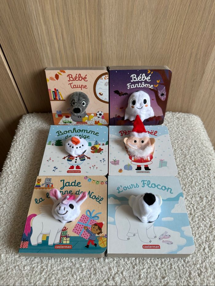 Lot de 6 livres mes livres marionnettes