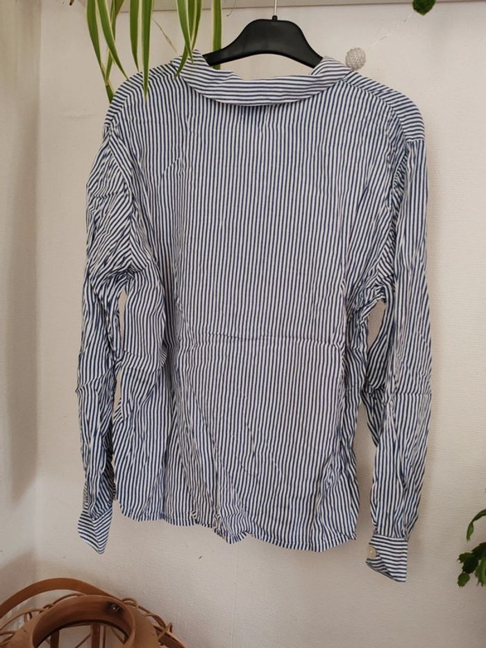Chemise rayées bleue et blanche - photo numéro 5