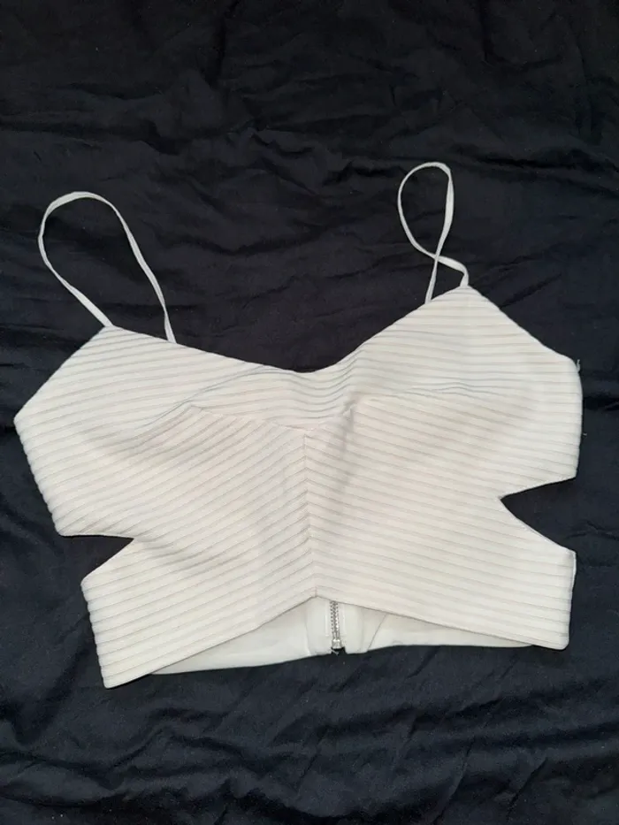 Top blanc Zara
