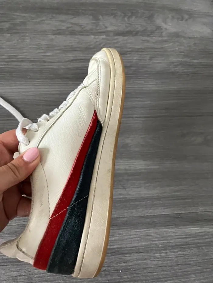 Baskets blanche le coq sportif - photo numéro 3
