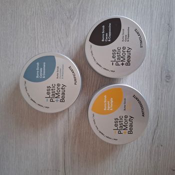 Lot de 3 gommages au sucre de canne biologique ( 3 Parfums) -Label AIAB - Sapone di un Tempo