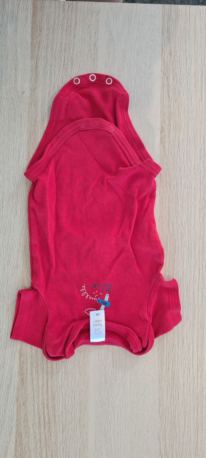 Lot bodies 6 mois manches courtes - photo numéro 8