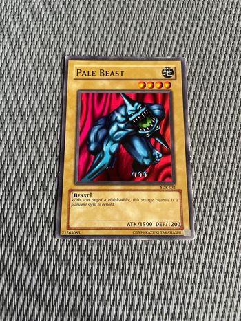 carte Yu-Gi-Oh! Pale Beast SDK-031