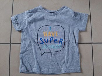 Tee shirt manches courtes garçon 18 mois
