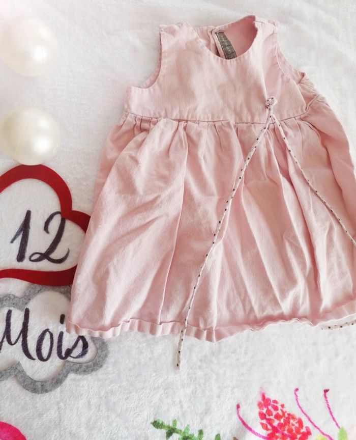Robe rose 12 mois