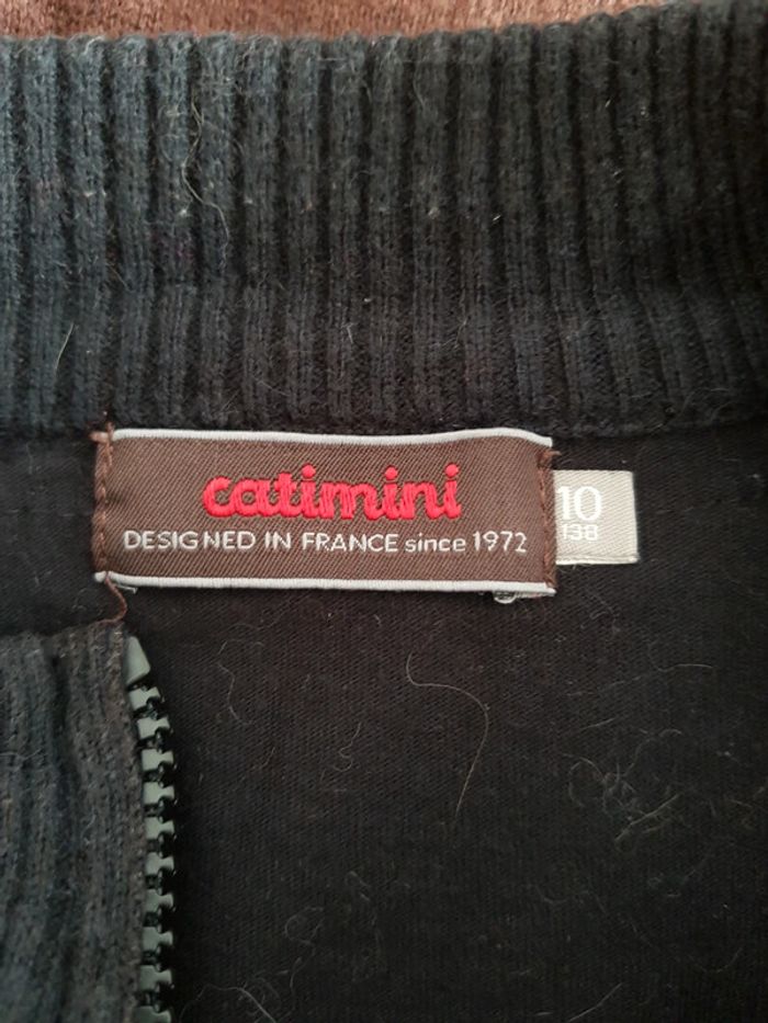 Catimini - Gilet, fermeture zippée en laine (10 ans) - photo numéro 6