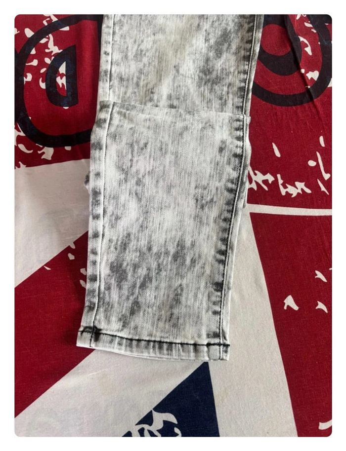Jeans Dr Denim gris foncés délavé nuancé gris clairs taille 34 - photo numéro 10