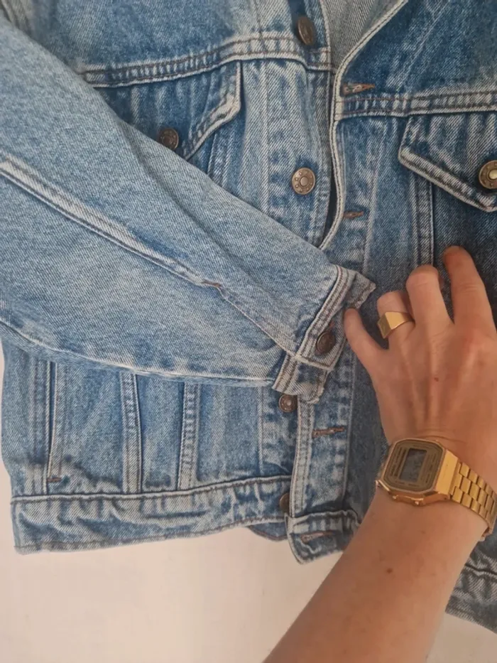 Veste en jeans vintage année 90s marque z 10 ans - photo numéro 7