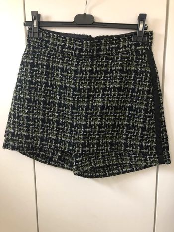 Jupe short tweed