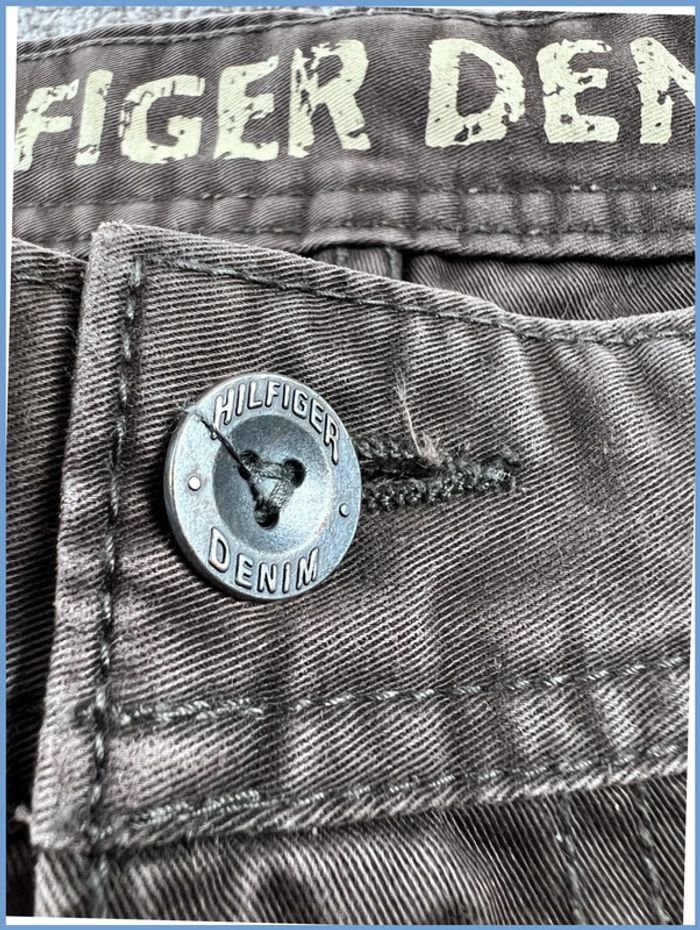 Pantalon large cargo Vintage Tommy Hilfiger Marron Taille W31 - photo numéro 8