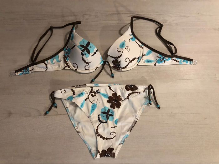 Maillot de bain 2 pièces « dim » T 40/42 NEUF - photo numéro 3