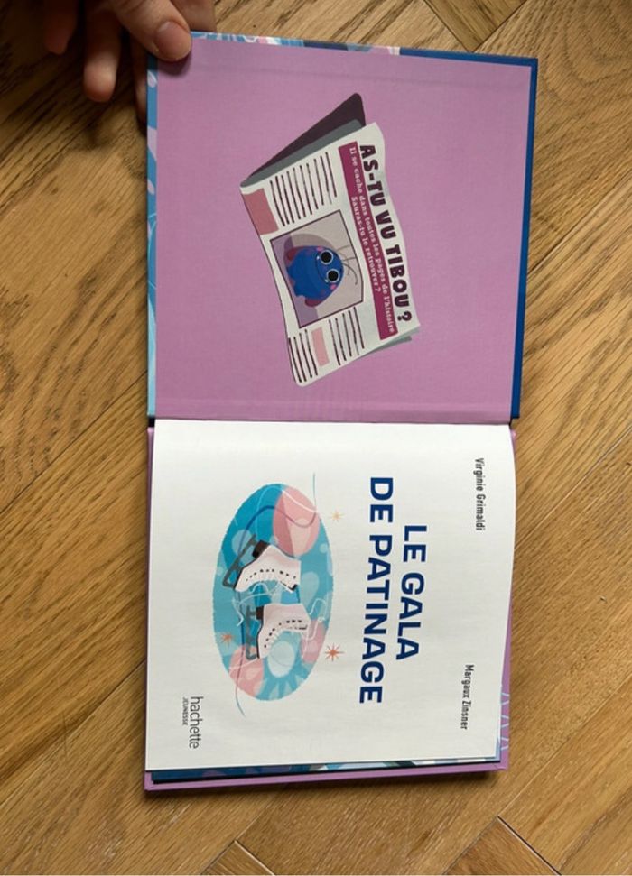 Livre MacDo/Hachette - Esprit Sportif - Le gala de patinage - photo numéro 2