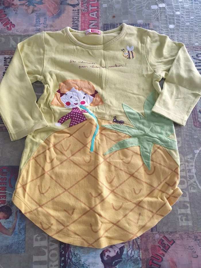 3 chemises de nuit 2 ans - photo numéro 2